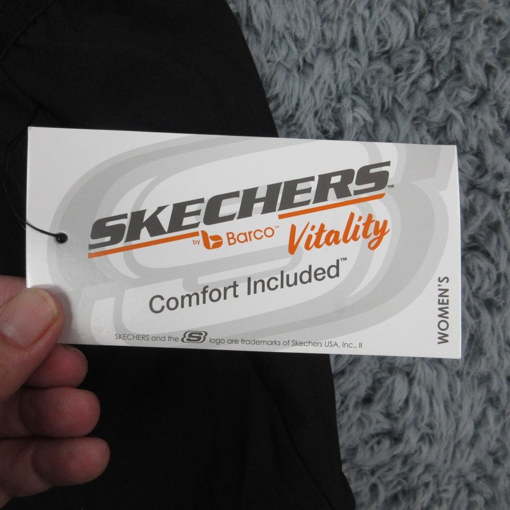Skechers by Barco Scrub Jogger Pants Womens XL Petite Black 5 Pocket 36x26 NWT - Picture 12 of 16